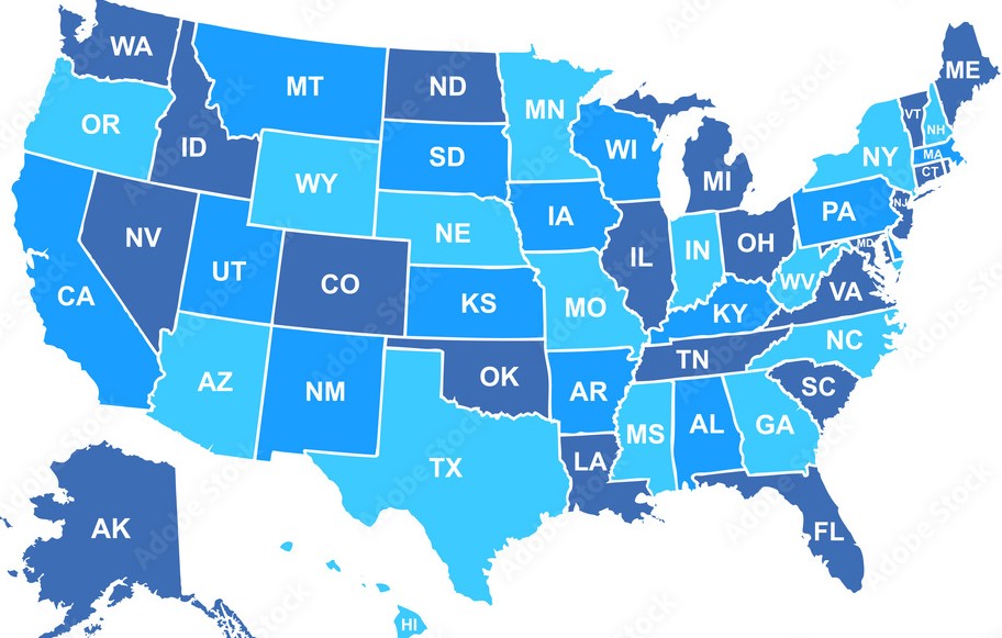 USA State Map